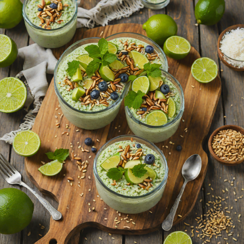 Tiki-Inspired Coconut Lime Chia Pudding