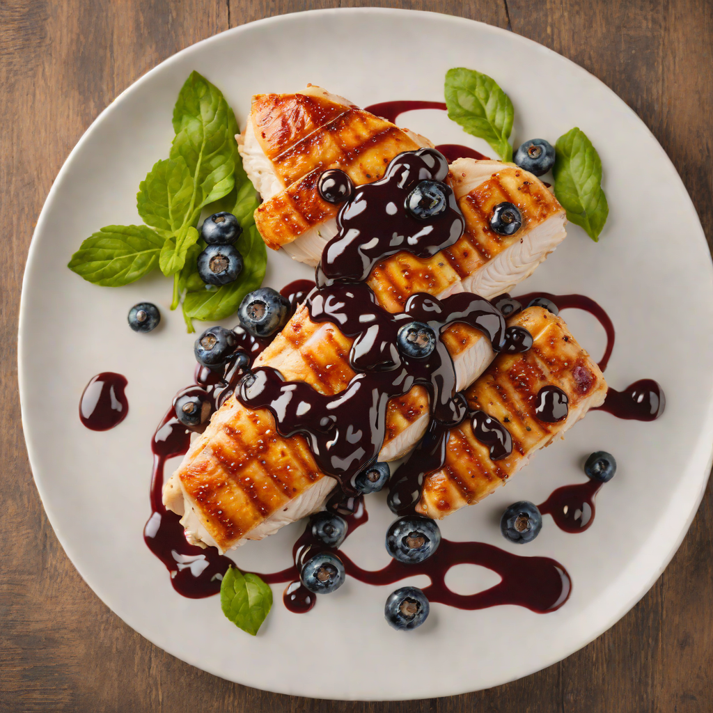 Pan-Seared Chicken Breast with Blueberry Balsamic Reduction