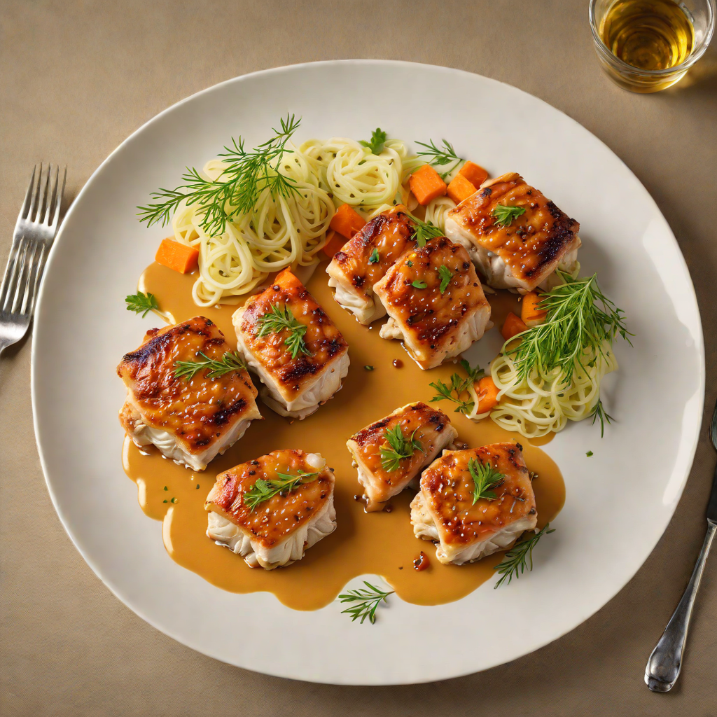 Pan-Seared Chicken Thighs with Roasted Carrot and Fennel Purée