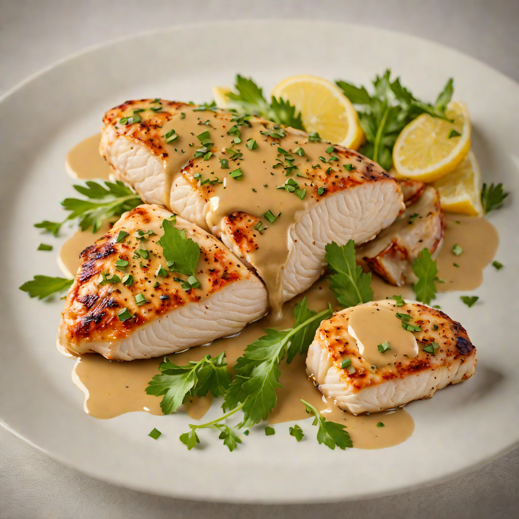 Pan-Seared Chicken Breast with Tangy Dijon Mustard Glaze
