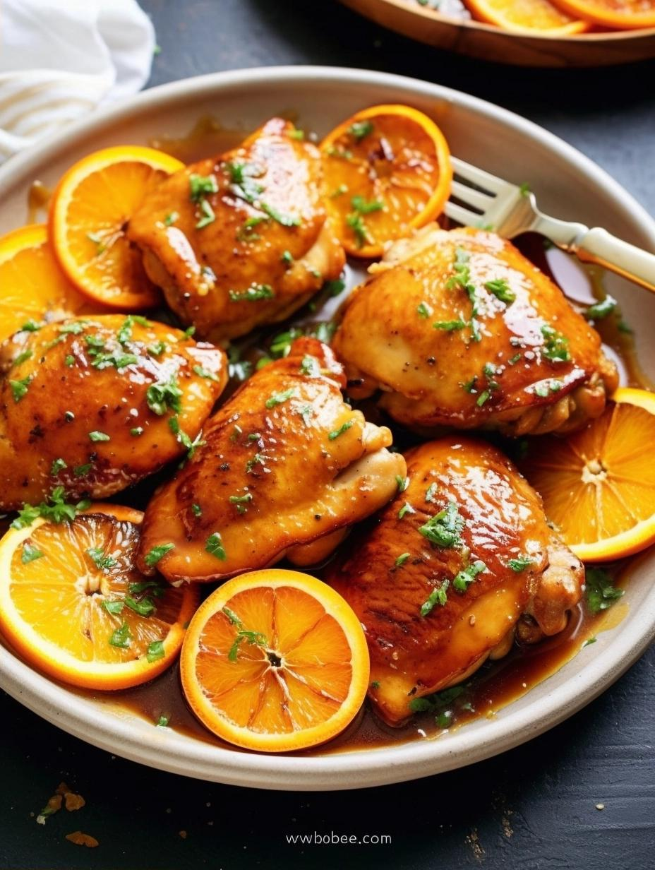 Sautéed Chicken with Tangy Citrus and Herb Glaze