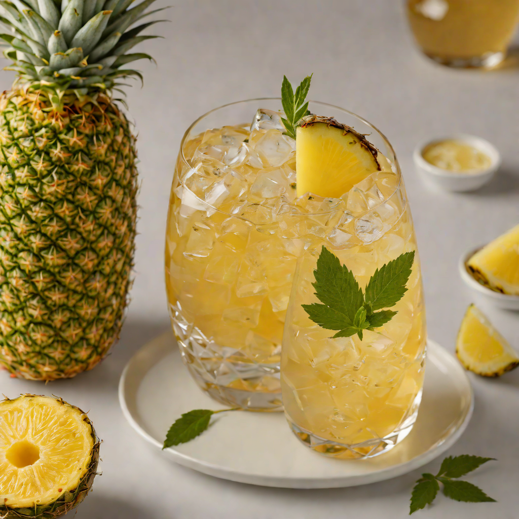 Built Pineapple Rum Highball