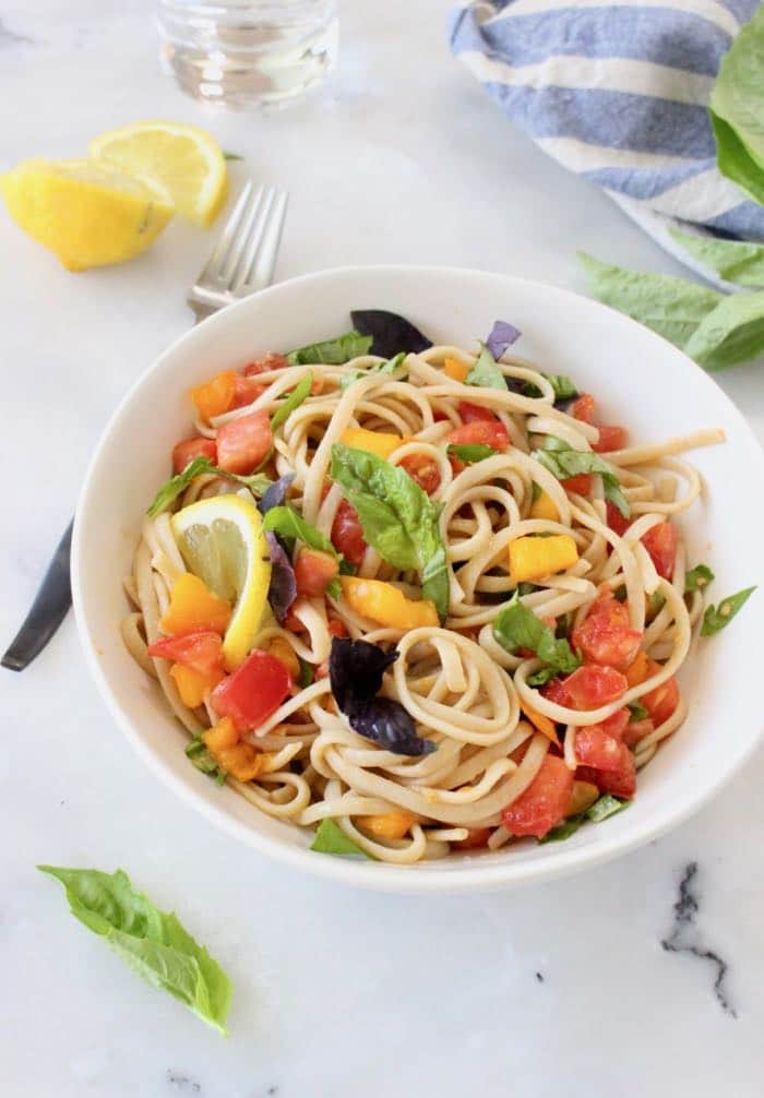 Authentic Handmade Pasta with Fresh Tomato & Basil