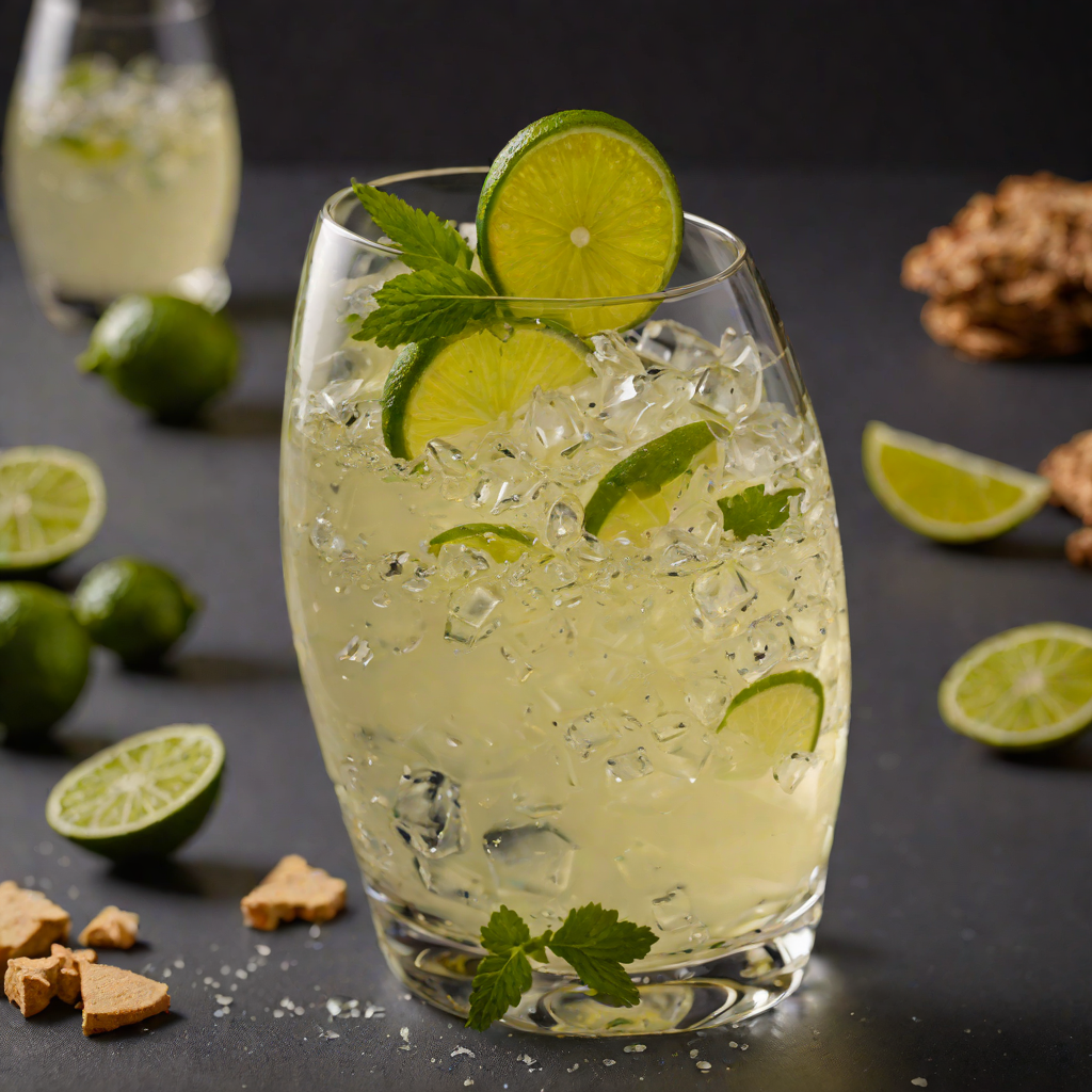 Shimmering Ginger Lime Fizz
