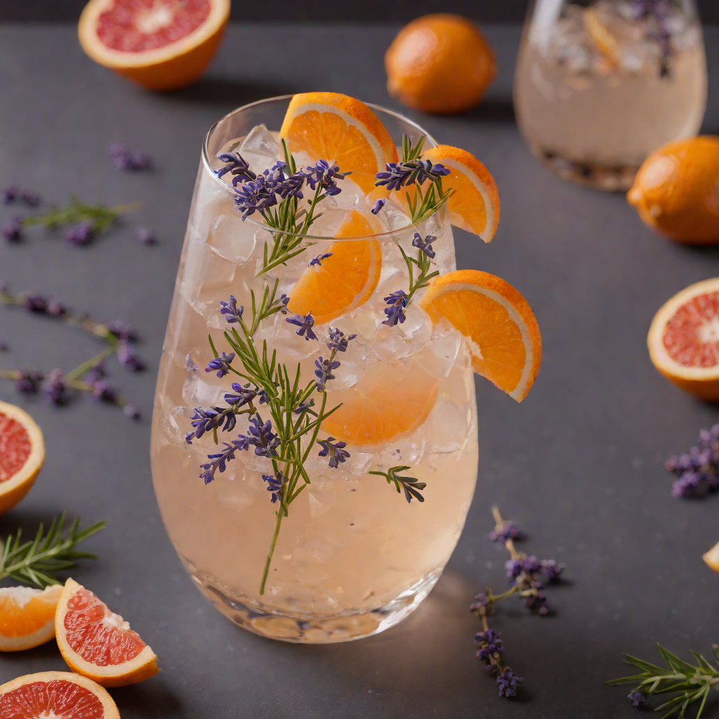 Lavender Grapefruit Gin Cooler