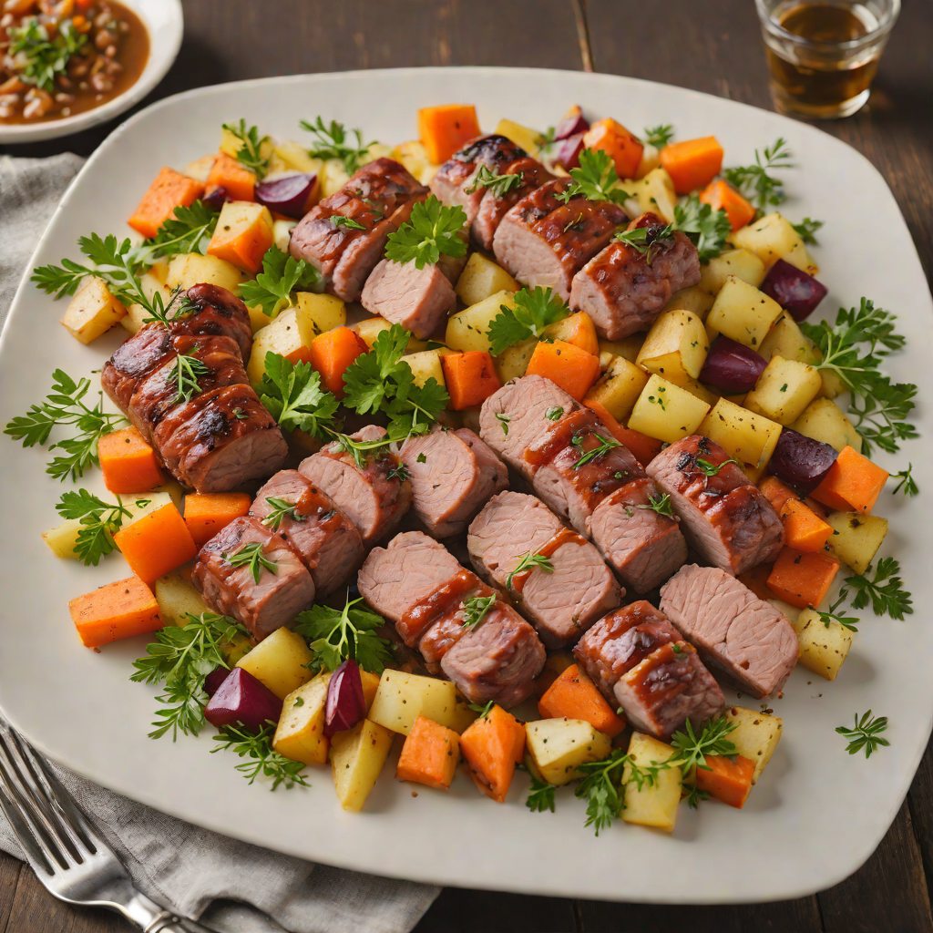 Sheet Pan Sausage and Root Vegetable Roast