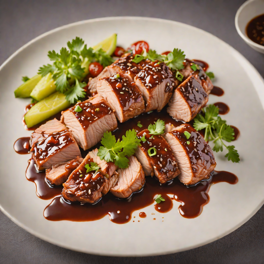 Pan-Seared Pork Tenderloin with Ancho Chile-Agave Glaze