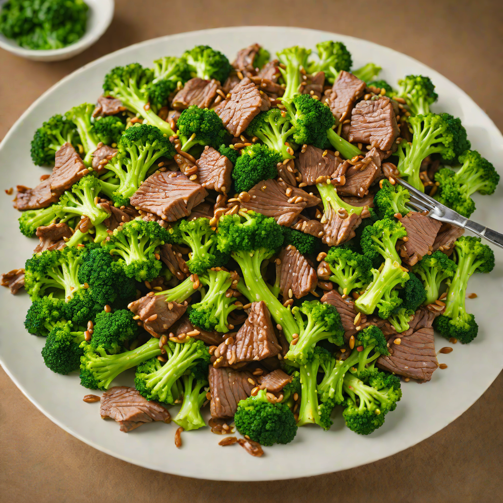 Quick Stir-Fried Low-Sodium Beef and Broccoli