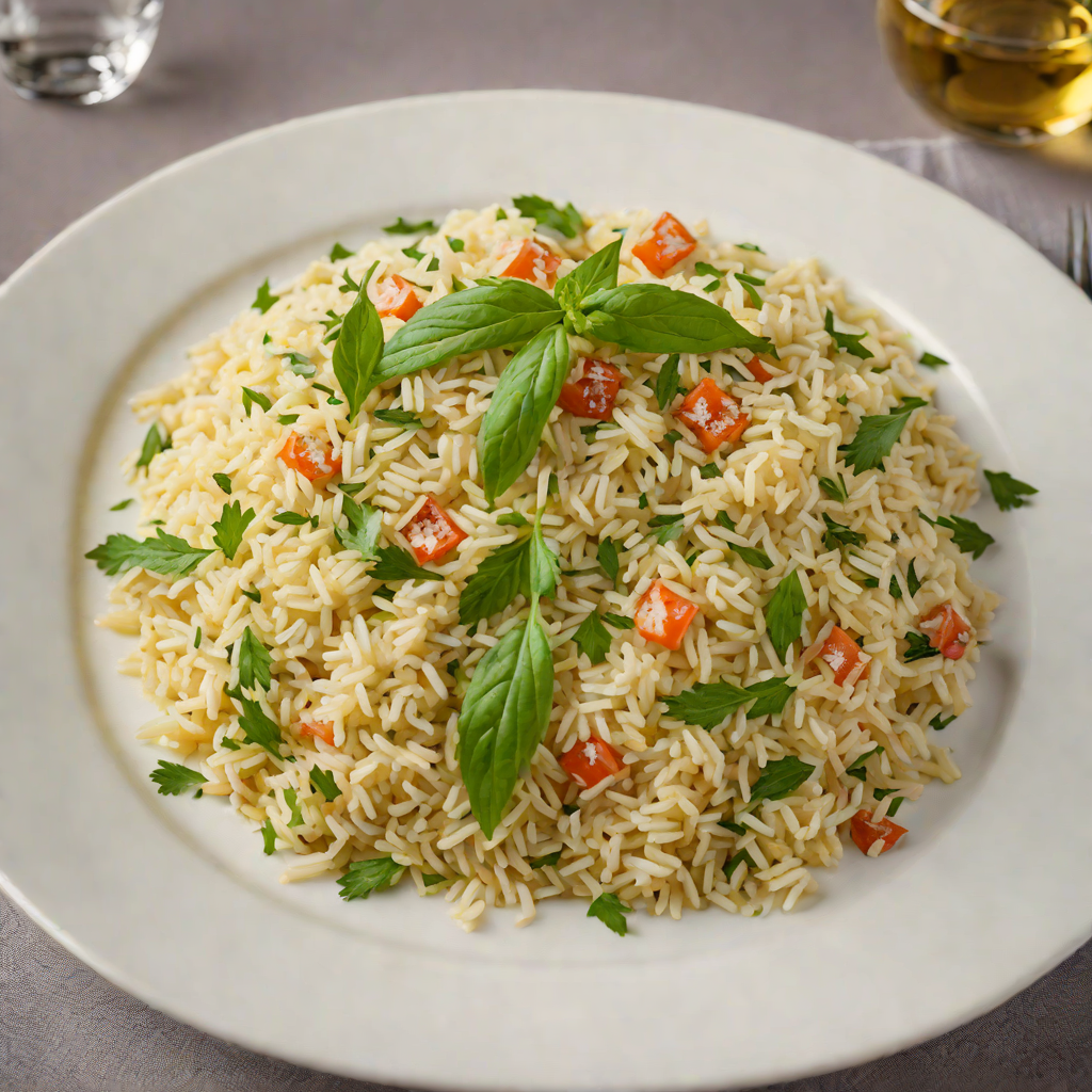Herb-Infused Risotto with Parmesan and White Wine