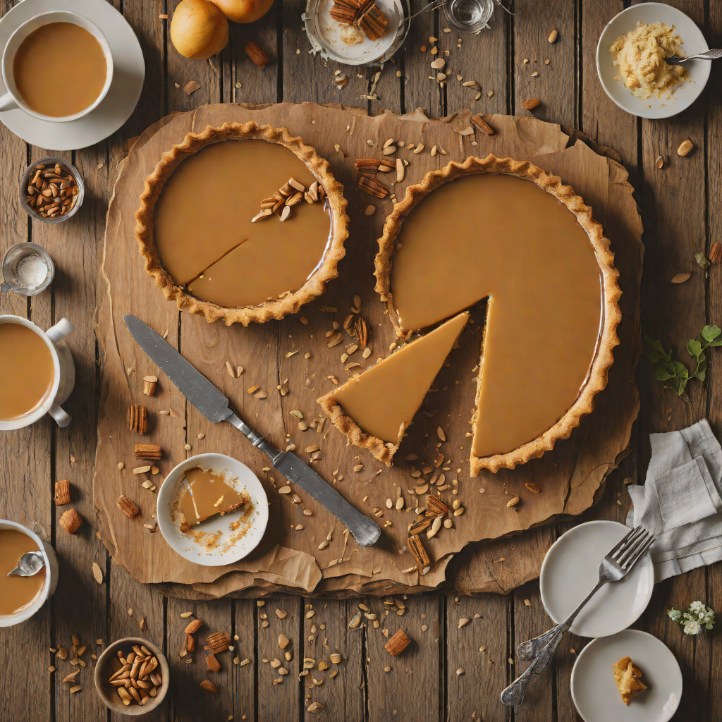 Butterscotch Pudding Tart with Brown Butter Crust