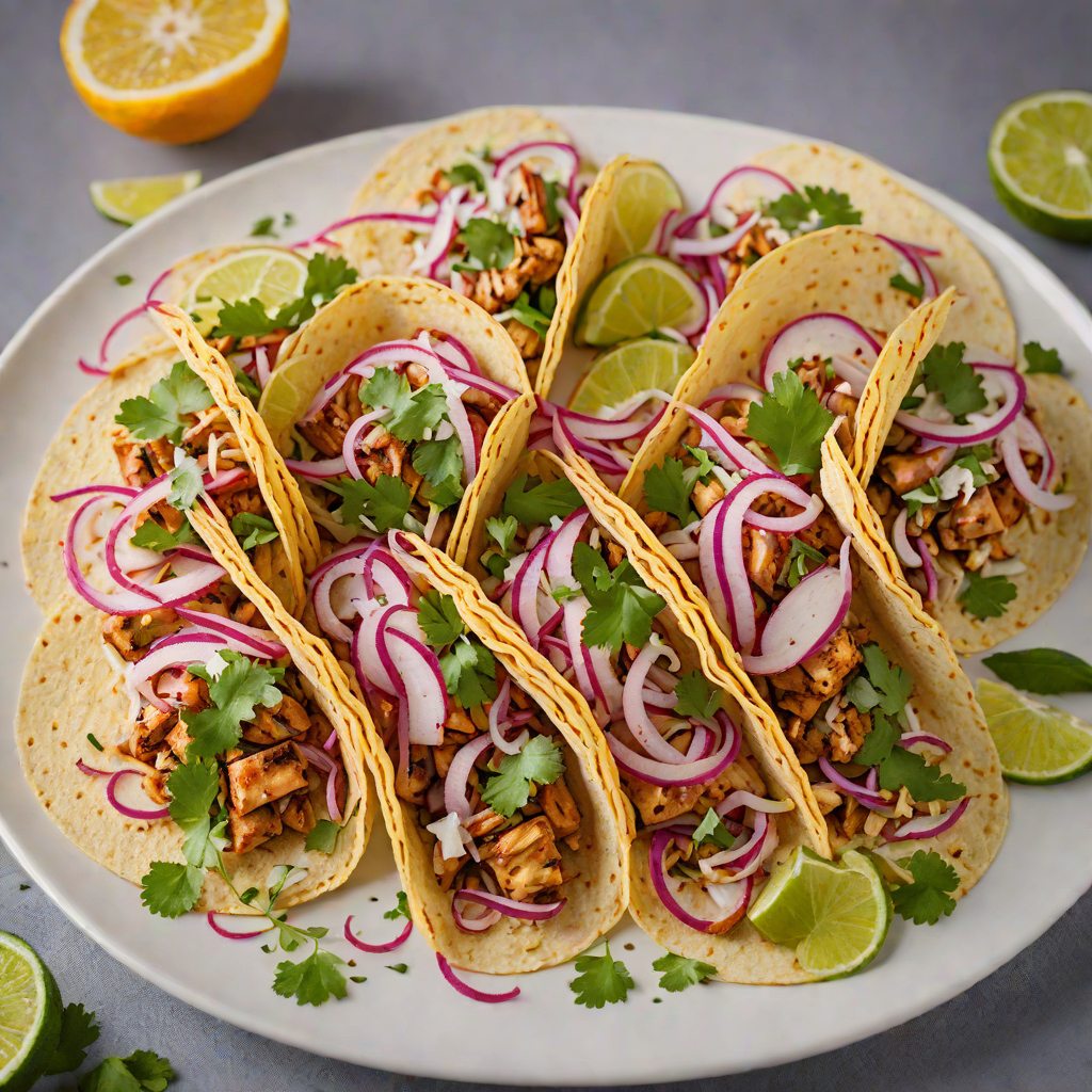 Grilled Citrus-Marinated Chicken Tacos with Pickled Red Onion