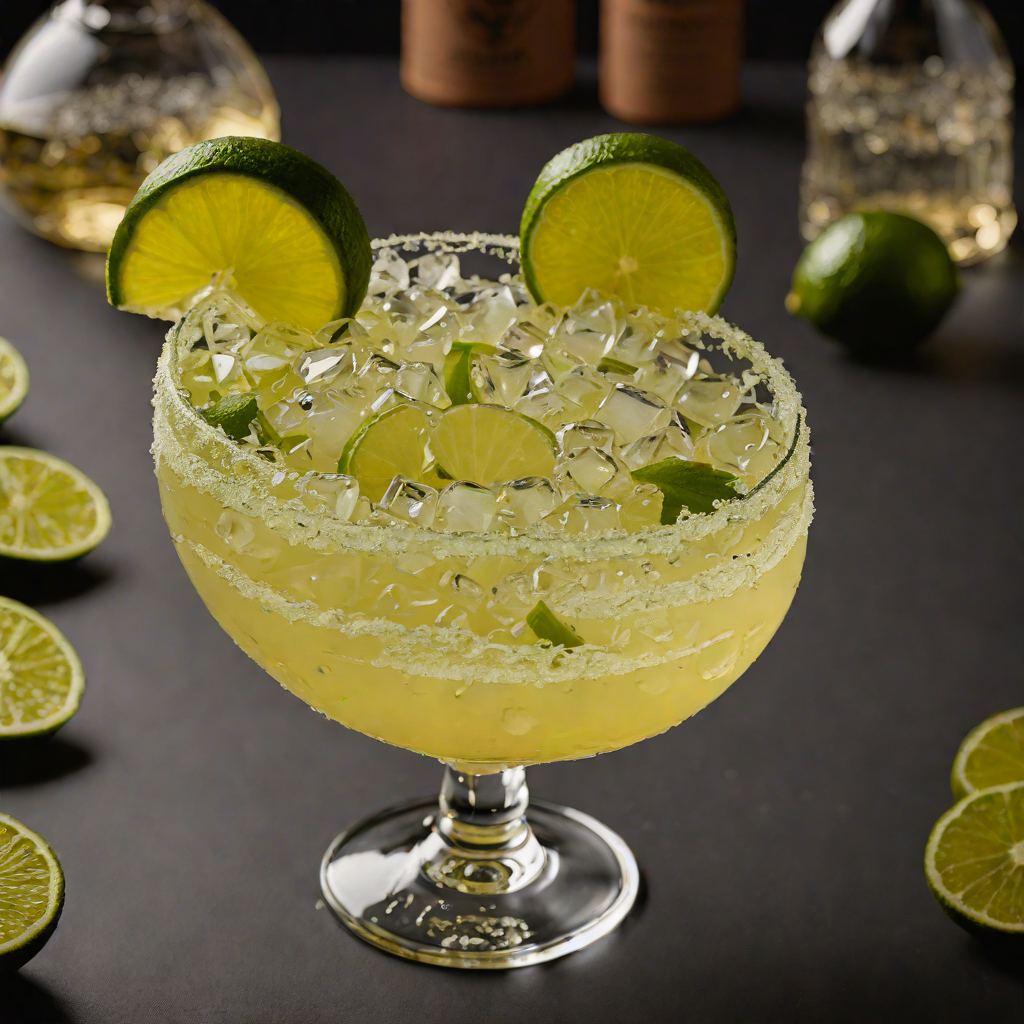 Mezcal-Infused Margarita with Fresh Lime and Agave