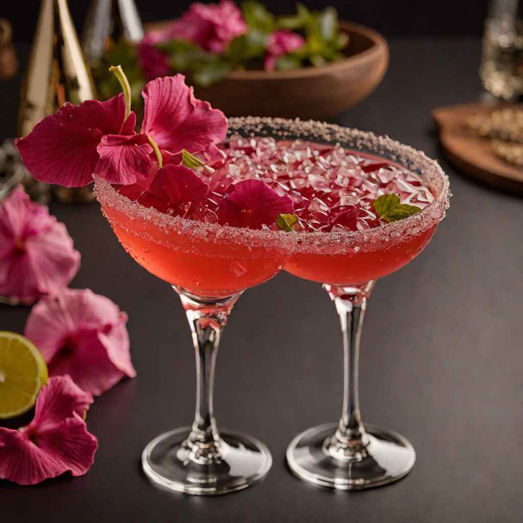 Sparkling Hibiscus Margarita