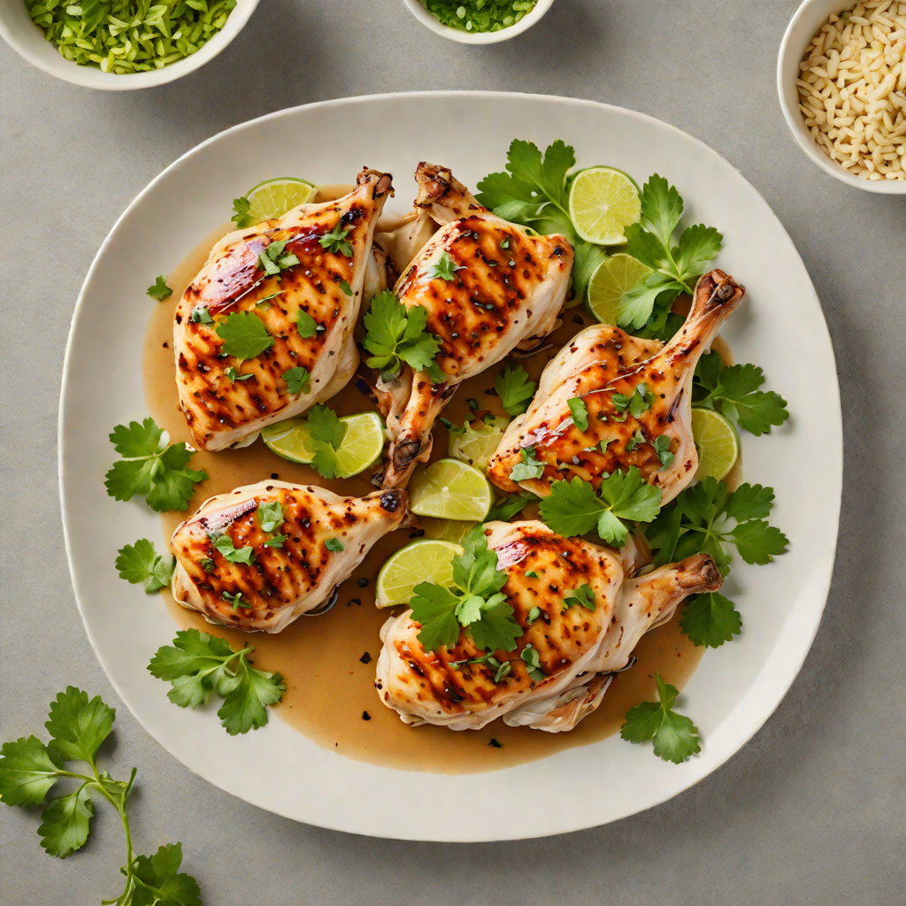 Pan-Seared Chicken with Tequila-Lime Glaze and Cilantro