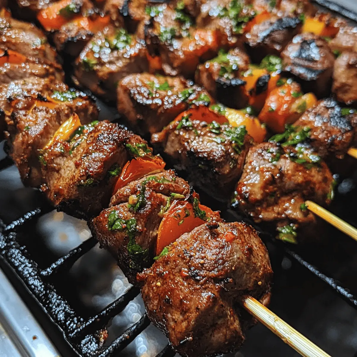 Authentic Harissa Lamb Kebabs