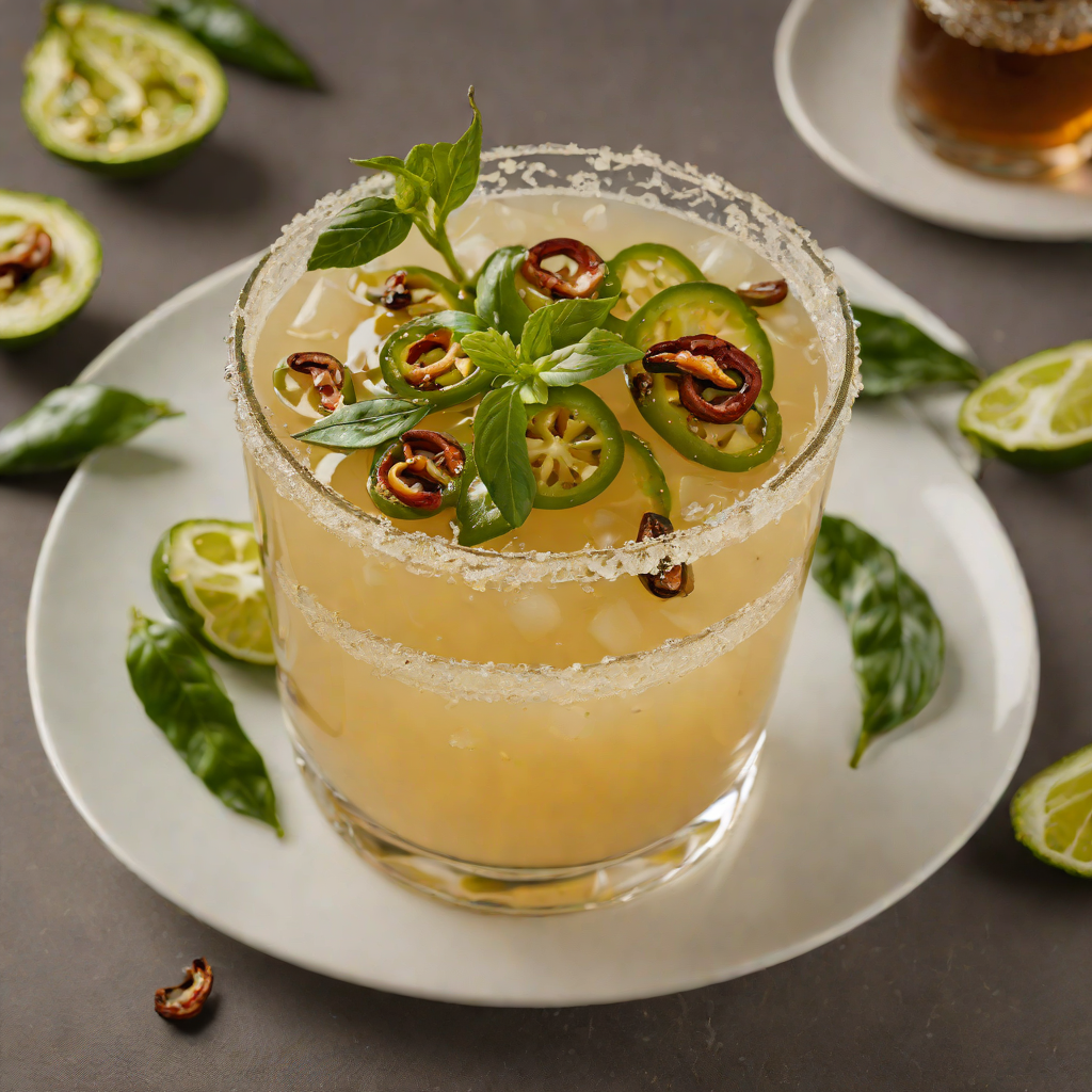 Charred Jalapeño Tequila Sour