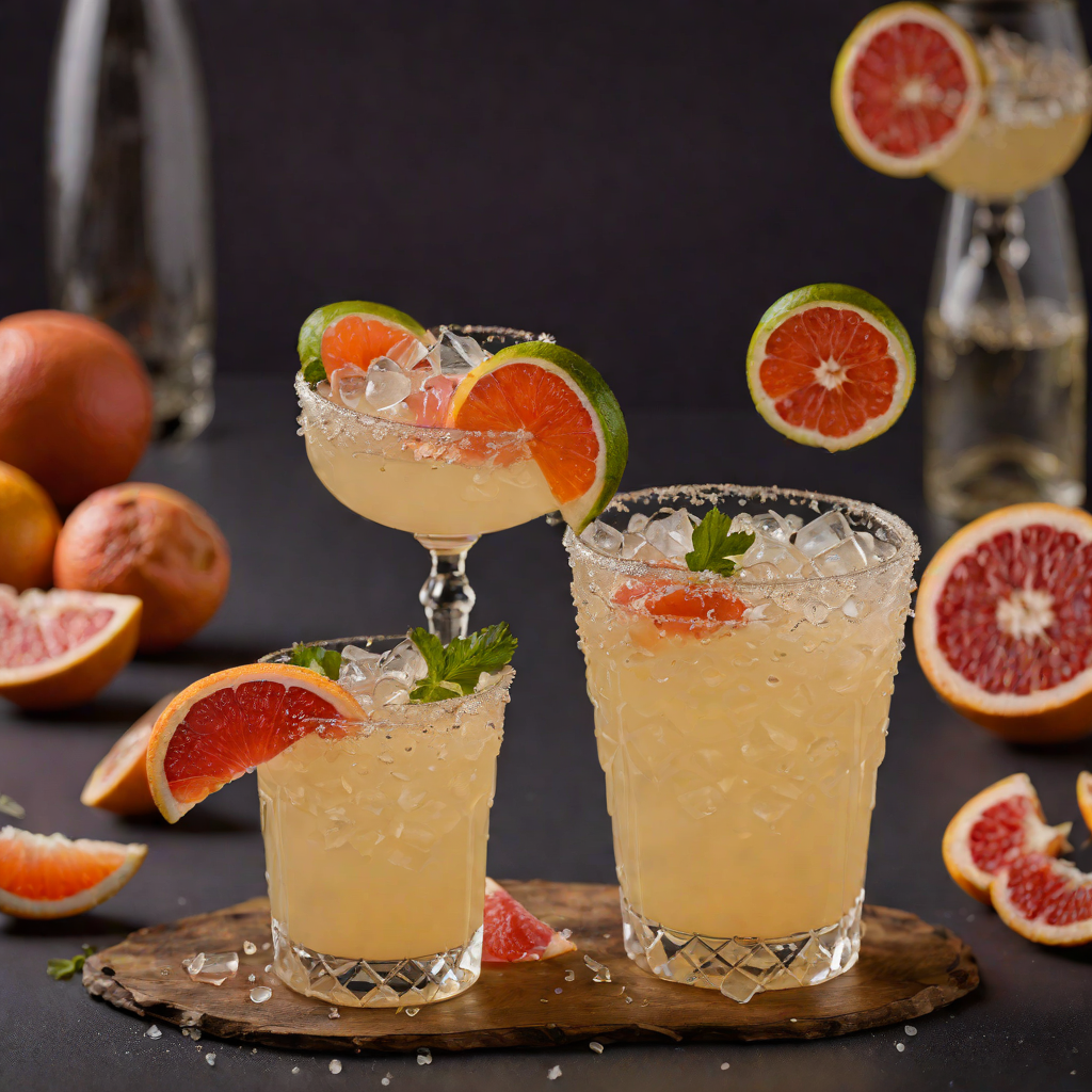 Margarita-Inspired Paloma Cocktail with Fresh Grapefruit