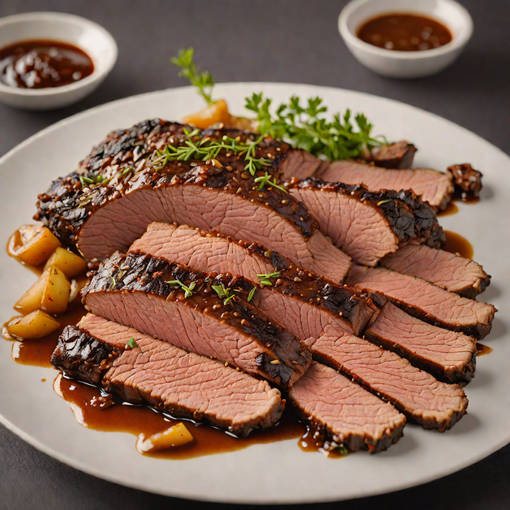 Slow-Smoked Hickory and Oak Beef Brisket