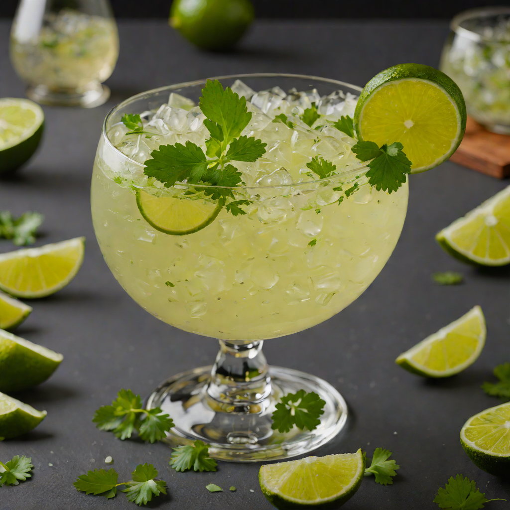 Cilantro-Lime Mezcal Smash