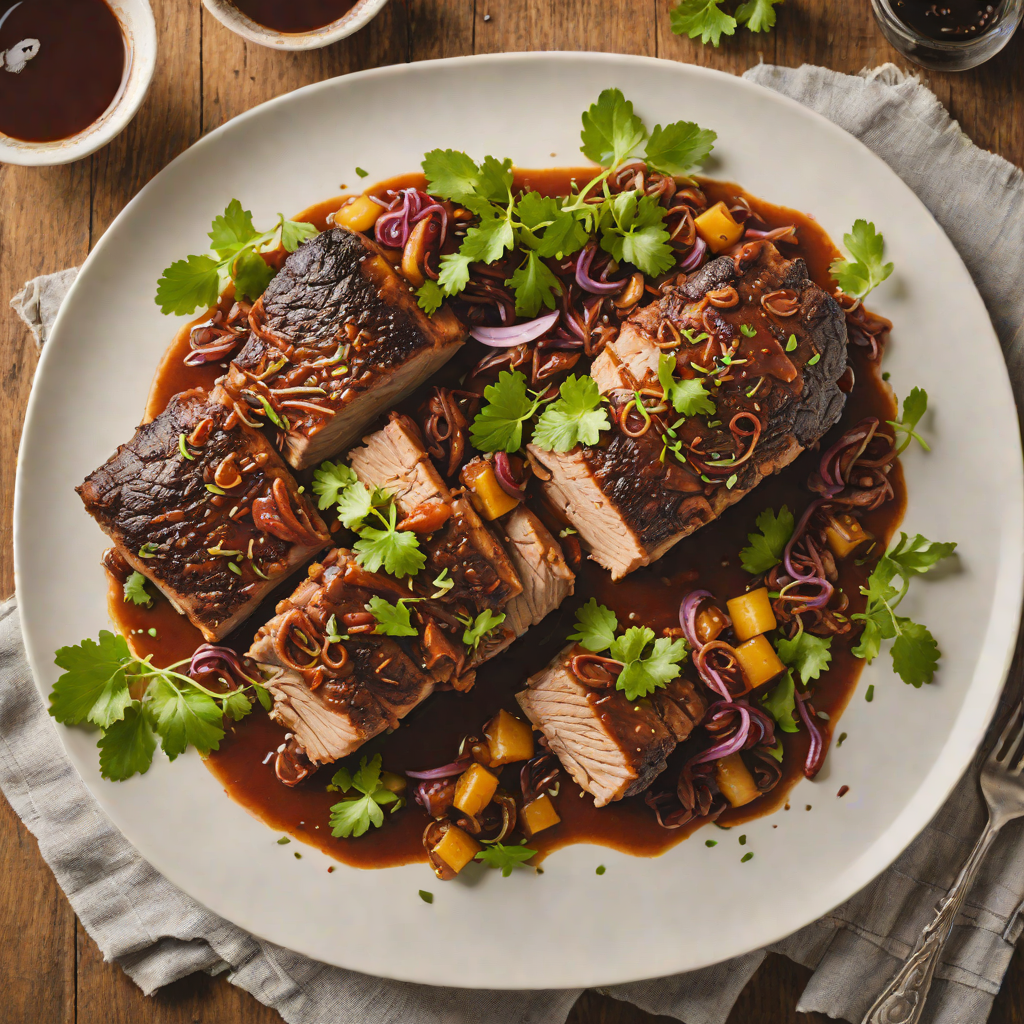 Slow-Cooked Ancho-Chile Braised Pork Shoulder