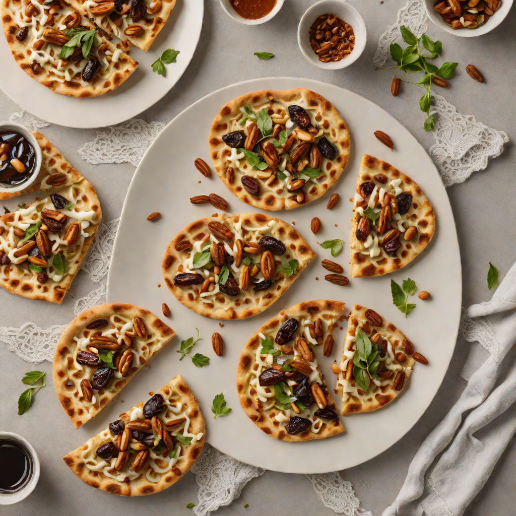 Fire Pit Spiced Date and Nut Stuffed Flatbreads