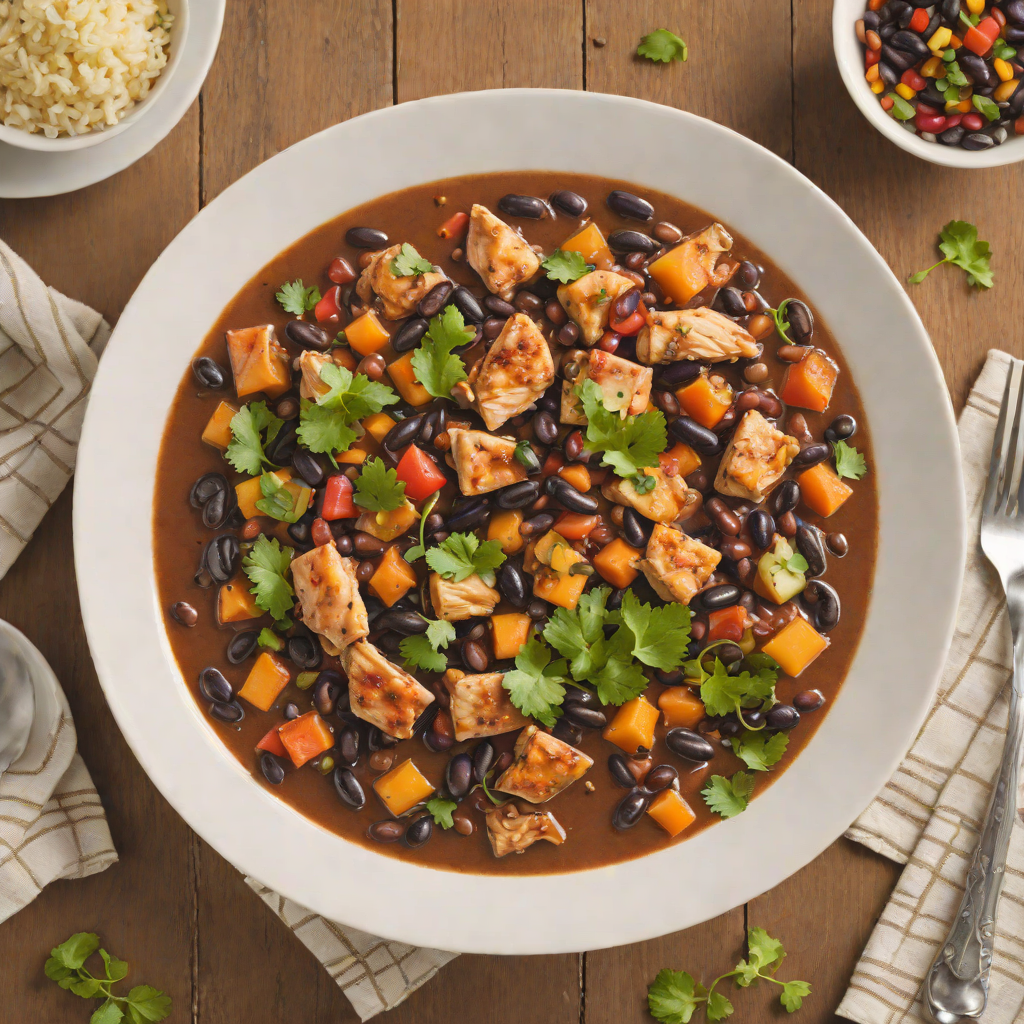 South Central Chicken and Black Bean Stew