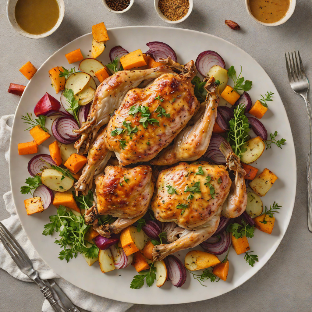 Sheet Pan Roasted Northeast Ohio Chicken with Root Vegetables