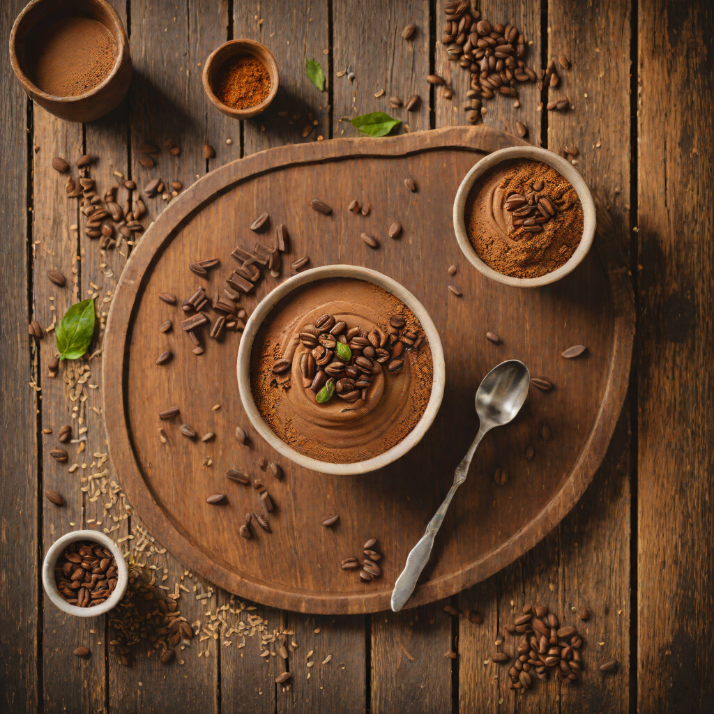 Ethiopian Coffee-Inspired Chocolate and Cardamom Mousse