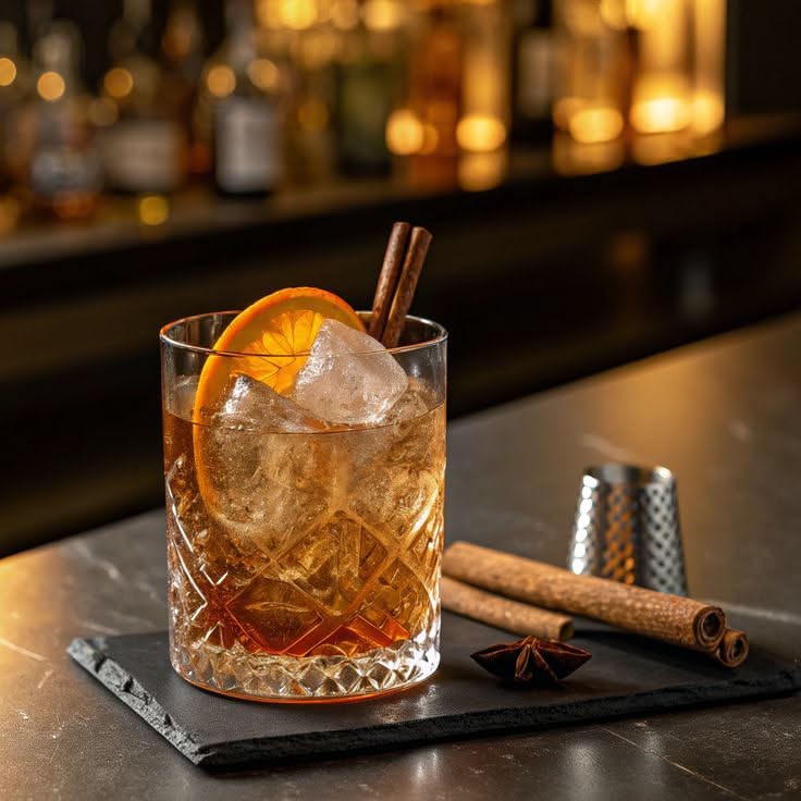 Smoky Cinnamon Mezcal Sour
