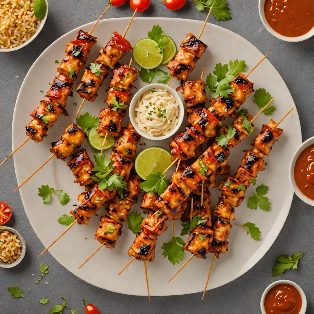 Grilled Firecracker Chicken Skewers with Smoky Paprika