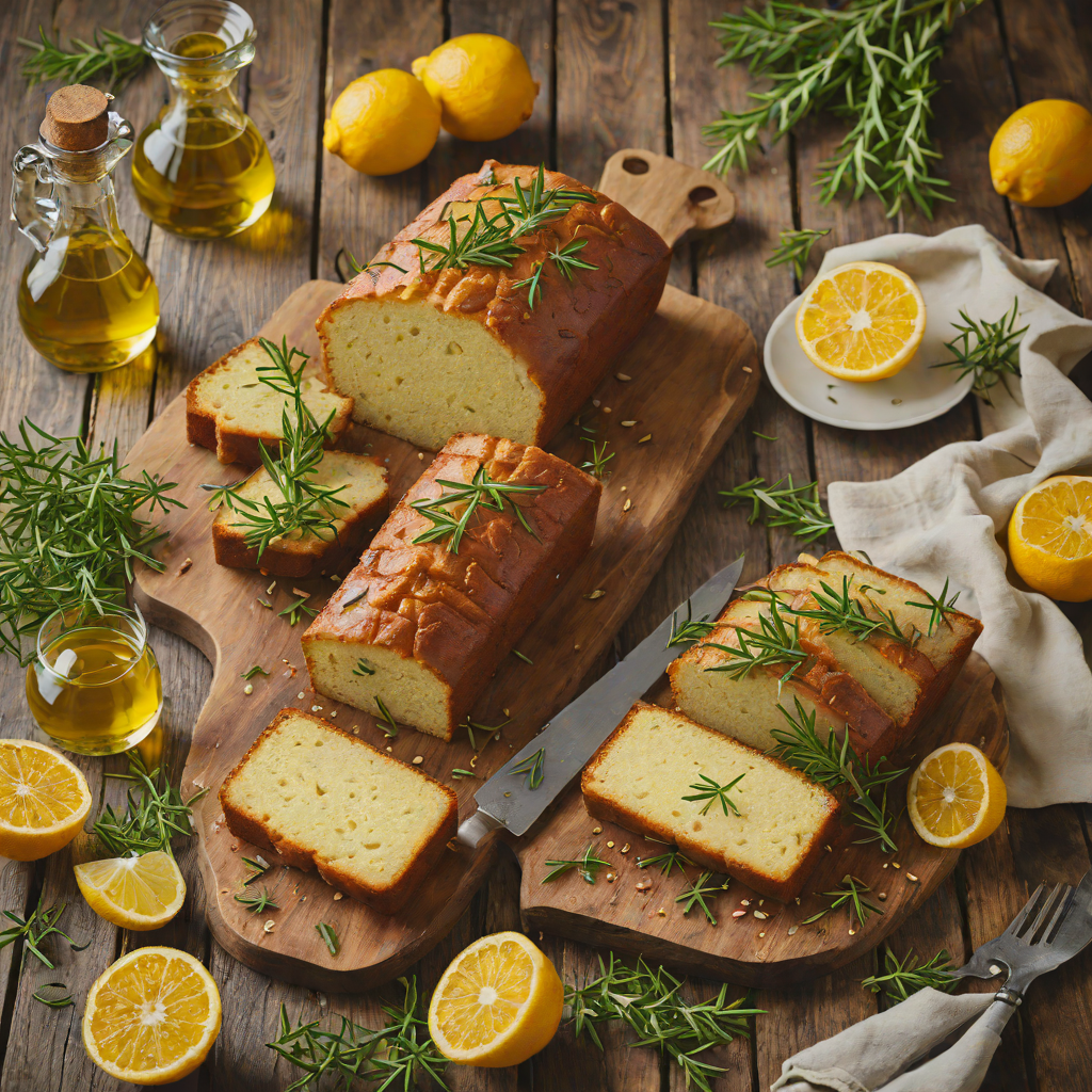 Olive Oil and Rosemary Citrus Pound Cake