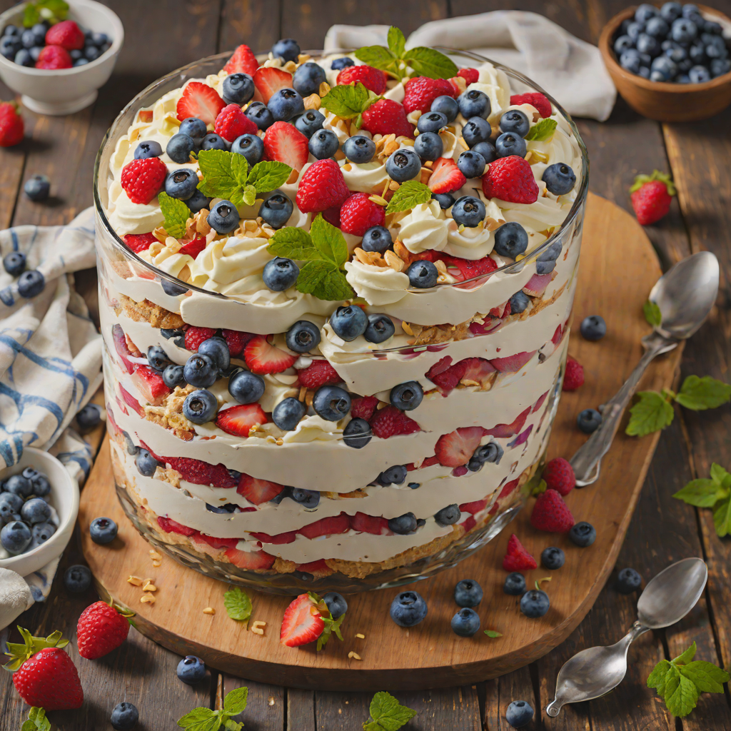 Classic berry Trifle