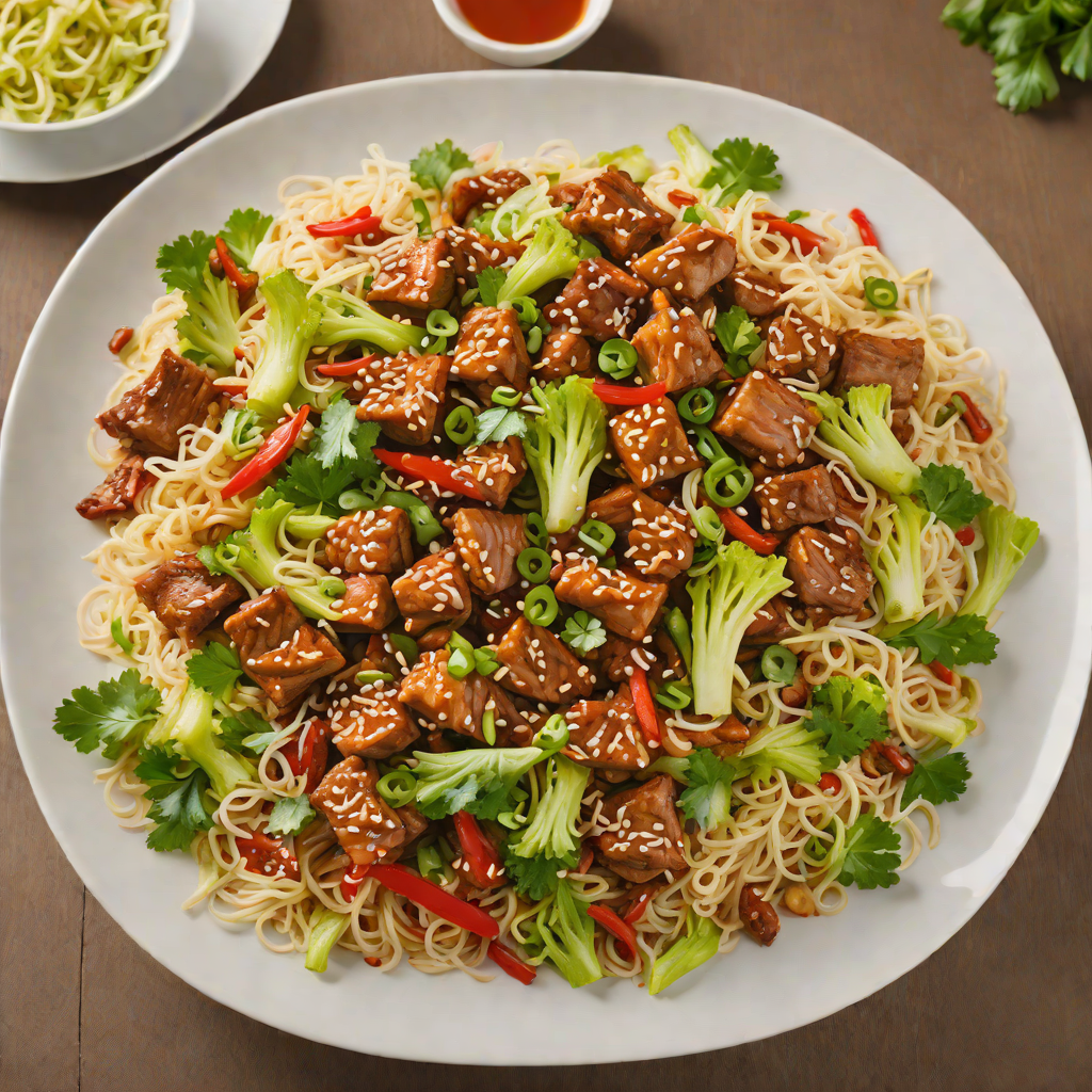 Spicy Korean-Inspired Pork Stir Fry with Napa Cabbage