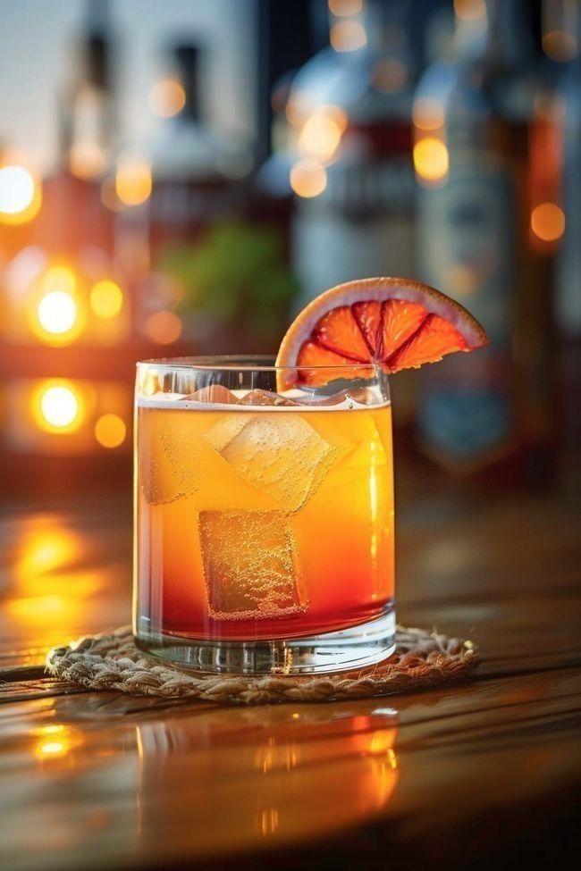 Honeyed Bourbon and Blood Orange Stir
