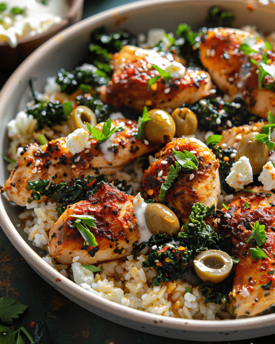 Smoked Chicken and Kale Bowl