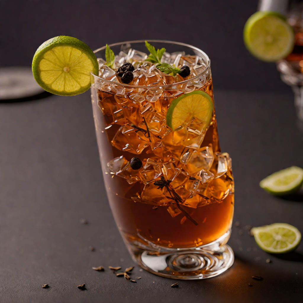 Stirred Black Tea and Gin Refresher