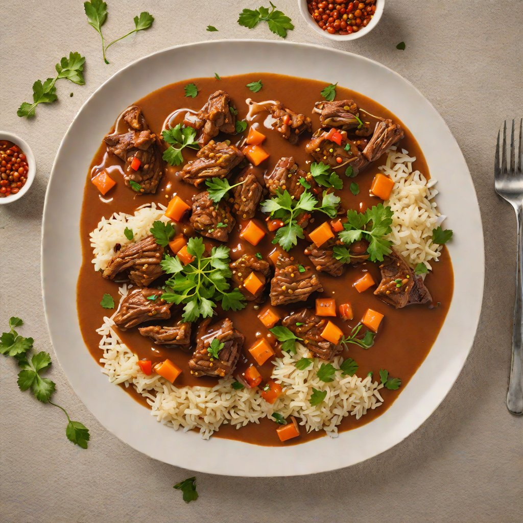 Slow-Cooked Ethiopian Lamb Tibs with Spiced Berbere Sauce