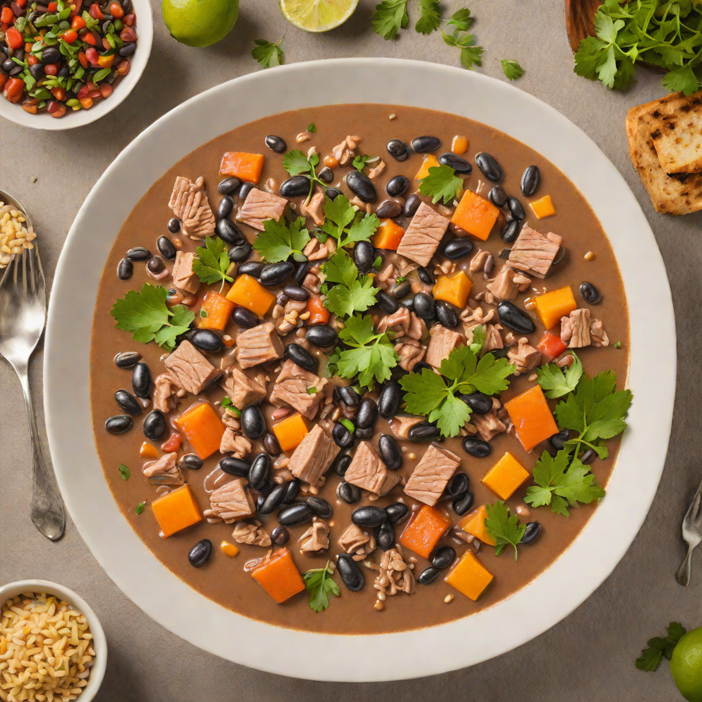 Creamy Brazilian Feijoada Stew with Black Beans and Pork