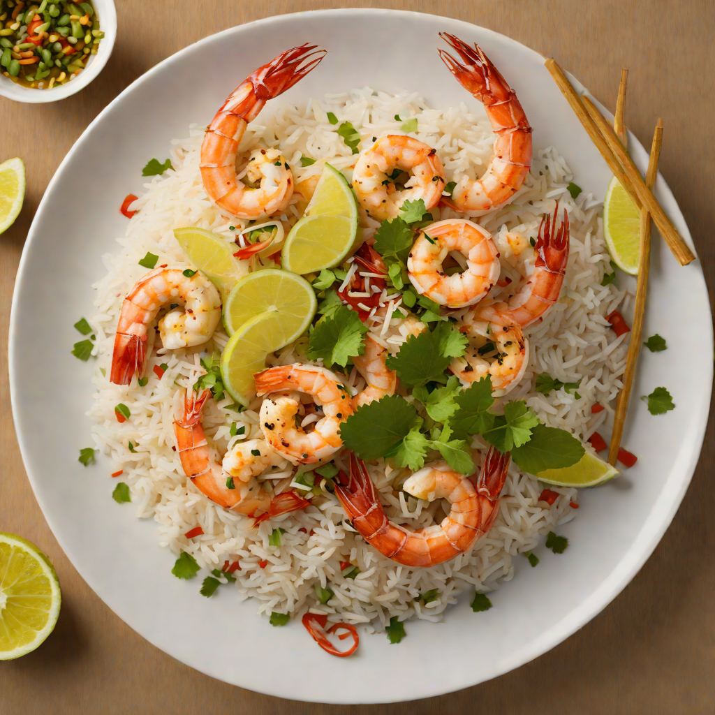 Tiki-Inspired Shrimp and Coconut Rice Bowl