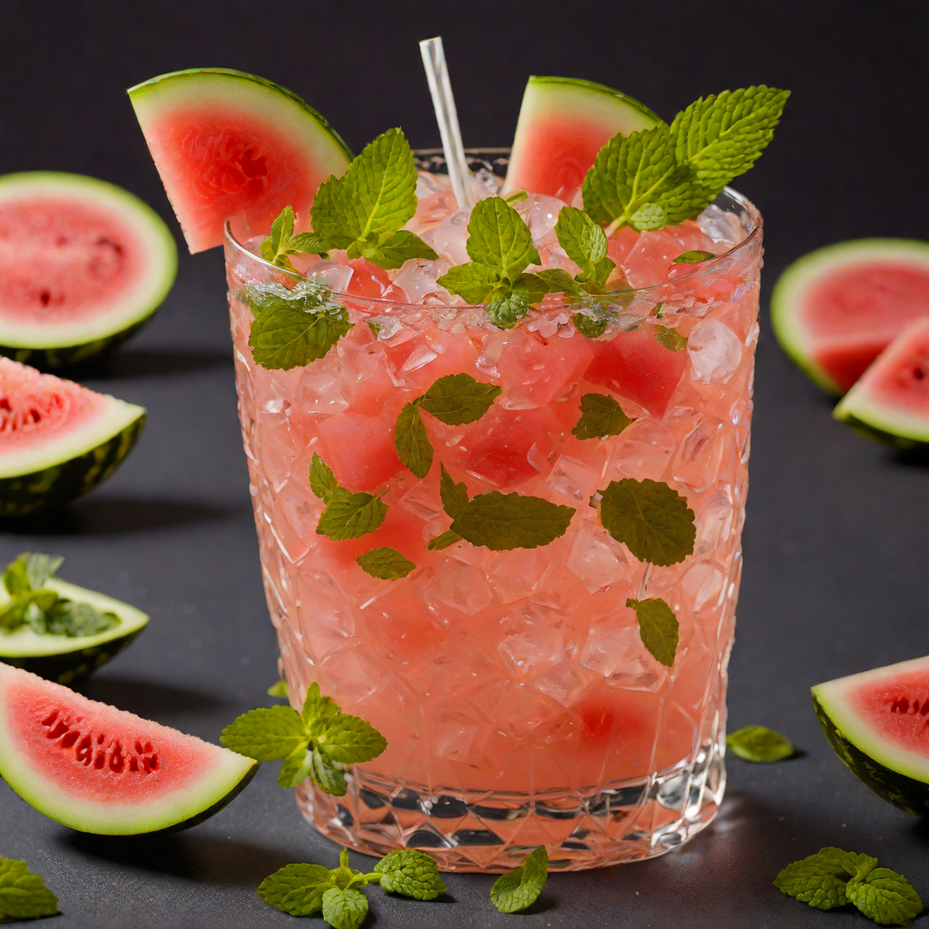 Fun-Plex Inspired Watermelon and Mint Cooler