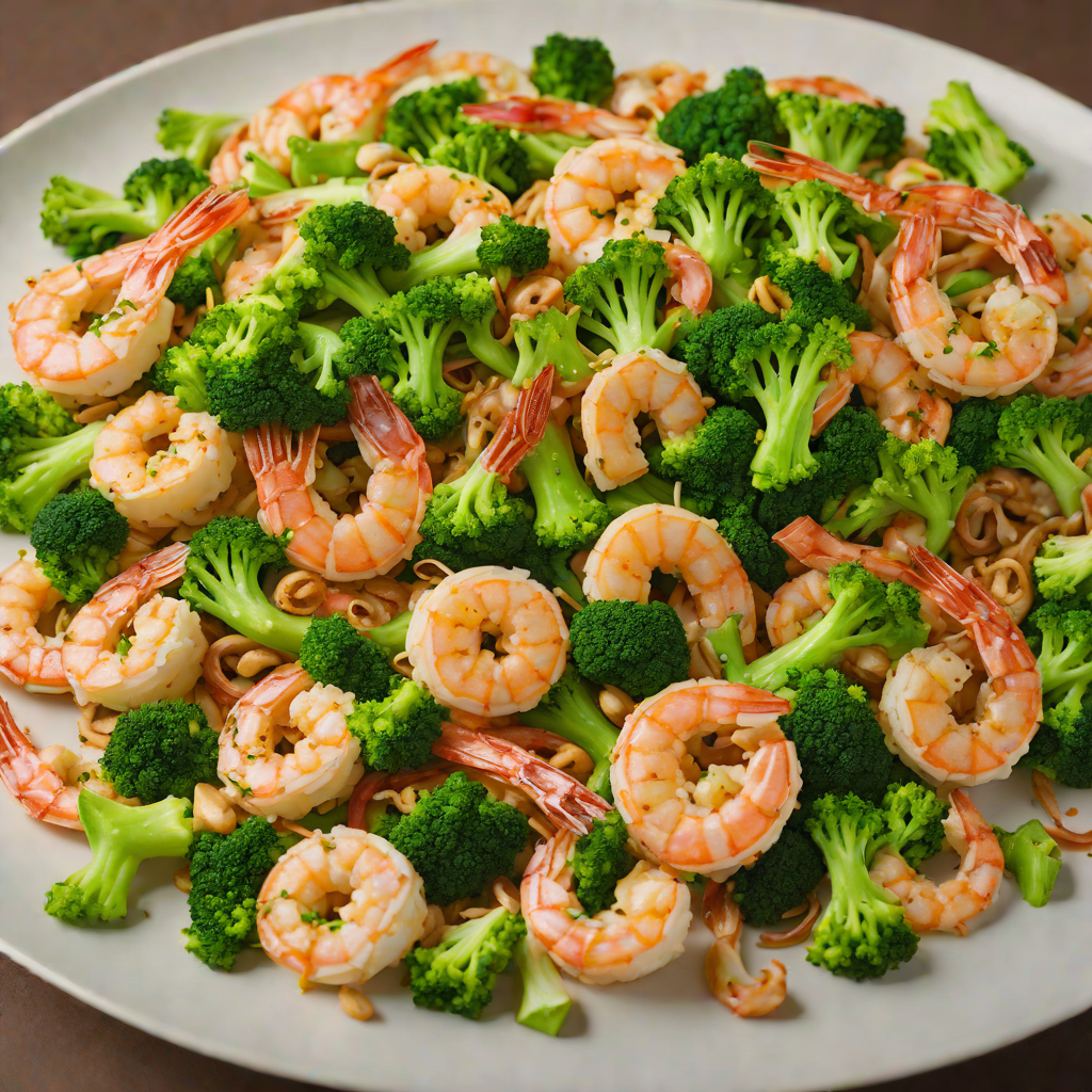Stir-Fried Shrimp with Broccoli and Cashew Alternative