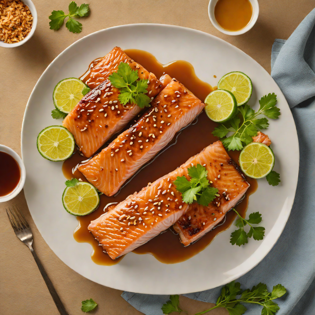 Miso-Glazed Japanese Macaque-Inspired Grilled Salmon