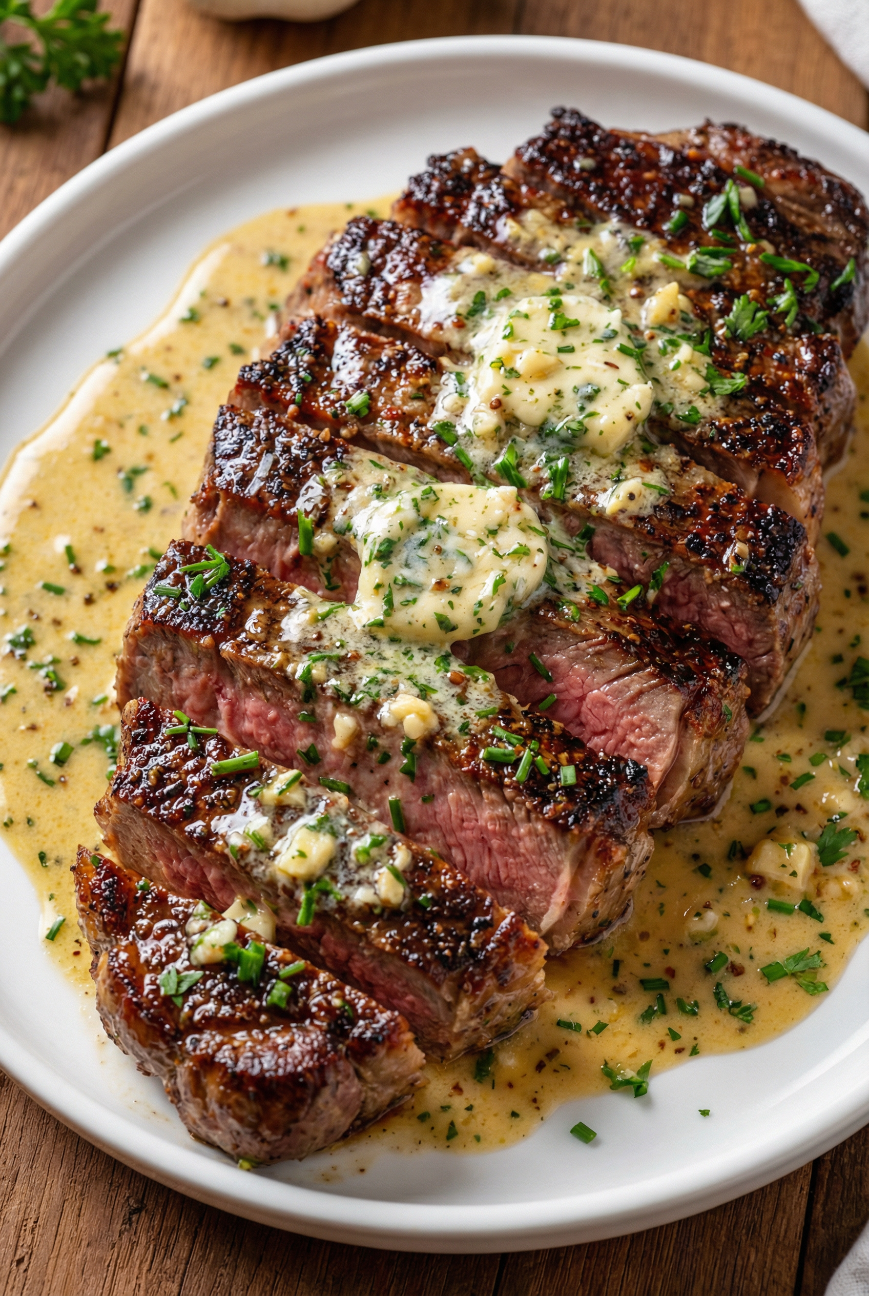 Pan-Seared Steak with Garlic Butter and Hibachi-Style Sauce