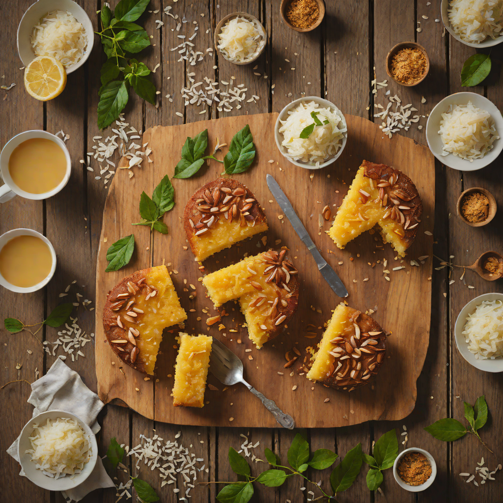 Cassava and Coconut Cake with Brazilian Flavors