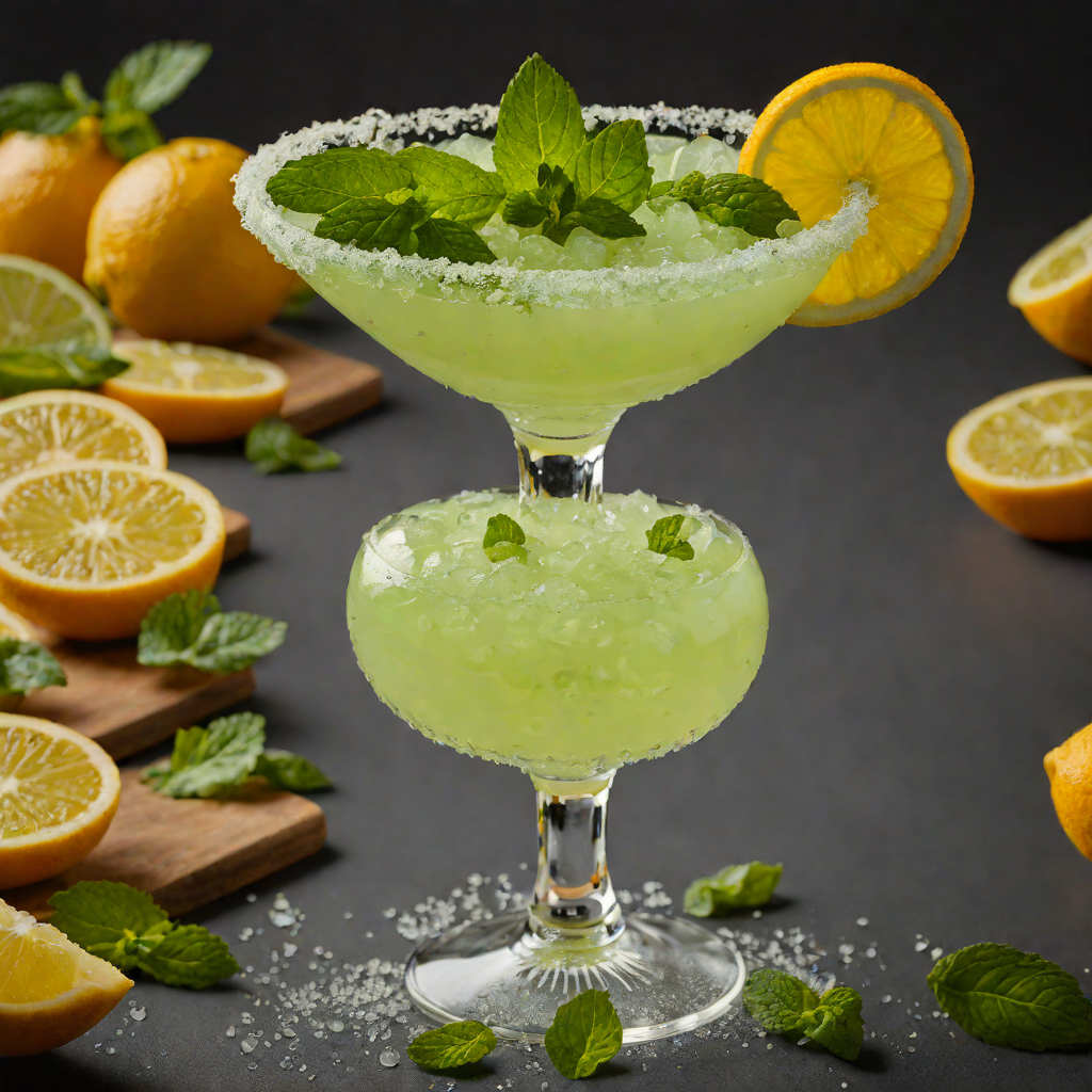Citrus-Mint Frozen Margarita