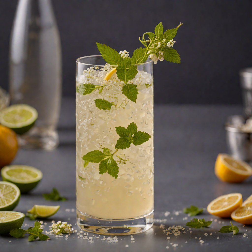 Quick Gin Elderflower Fizz