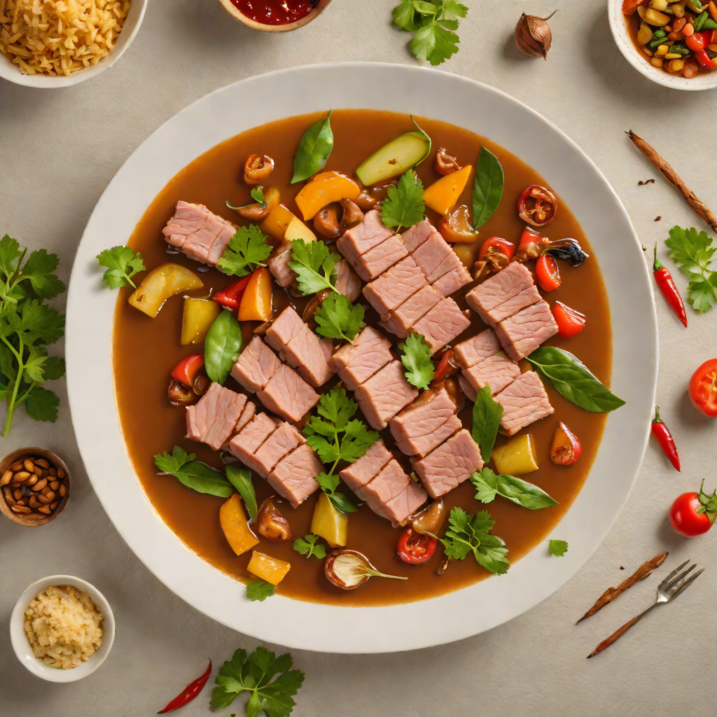 Sour Tamarind Sinigang with Pork and Vegetables