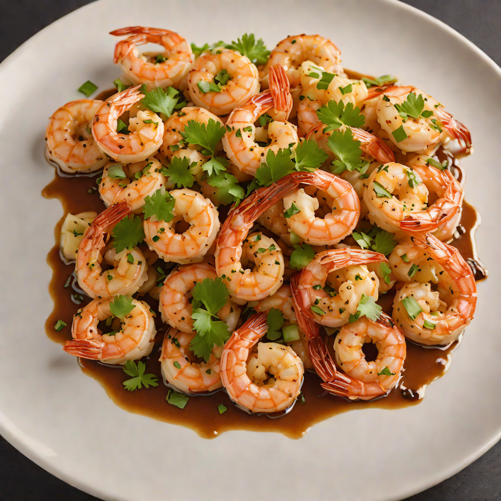 Pan-Seared Shrimp with Garlic and Hibachi-Style Sauce