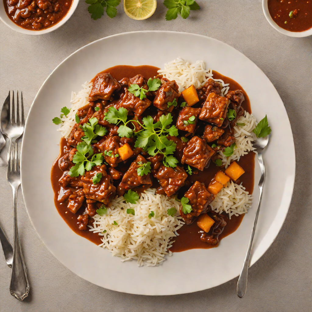 Slow-Cooked Goan Pork Vindaloo with Spiced Red Wine Reduction