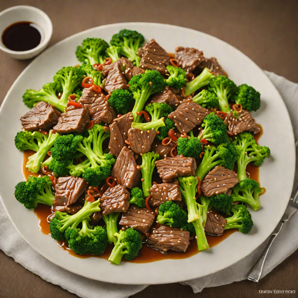 Sautéed Beef and Broccoli with Oyster Sauce